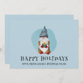 Kerst Kaart Prettige feestdagen Online Gepersonali (Voorkant / Achterkant)