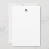 Kerst Kaart-pups met boom (Achterkant)