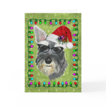 Kerst Kaart (Schnauzer)