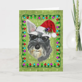 Kerst Kaart (Schnauzer)