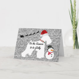Kerst Kaart (Schnauzer)