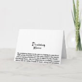 Kerst Kaart 'Shred the Reindeer' (Achterkant)