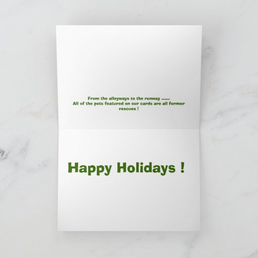 Kerst Kaart 'Shred the Reindeer' (Binnen)