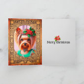  Kerst Kaart Silky Terrier (Binnen)