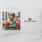 Kerst Kaart Silky Terrier (Binnen)