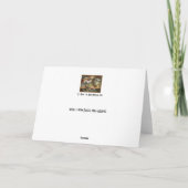 Kerst Kaart: St. Bride Carried by Angels Feestdagen Kaart (Achterkant)