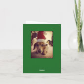 Kerst Kaart, Standaard witte enveloppen inbegrepen Feestdagen Kaart (Achterkant)