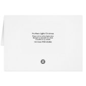 Kerst Kaart Tekst Inside - 5 "x 7" Art Kaart (Achterkant Horizontaal)