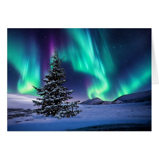 Kerst Kaart Tekst Inside - 5 "x 7" Art Kaart (Voorkant Horizontaal)