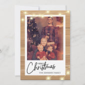 Kerst Kaart van foto's Merry Christmas Kaart (Voorkant)