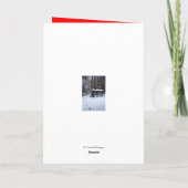 Kerst Kaart Van Ons Huis Naar De Jouwe (Achterkant)