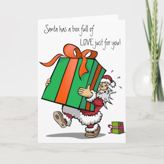 Kerst Kaart vol liefde (Voorkant)