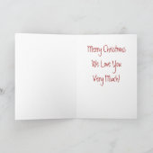 Kerst Kaart vol liefde (Binnen)