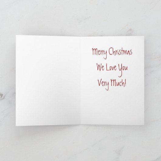 Kerst Kaart vol liefde (Binnen)