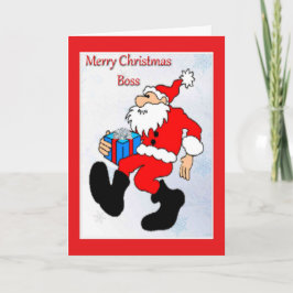 Kerst Kaart voor de baas
