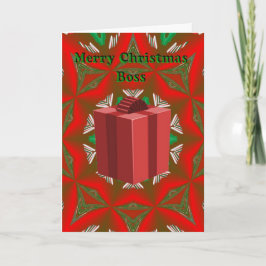 Kerst Kaart voor de baas