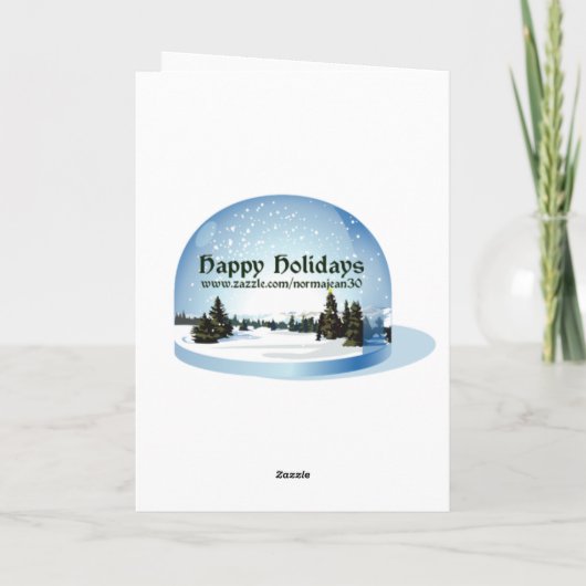 Kerst Kaart voor de dokter (Achterkant)