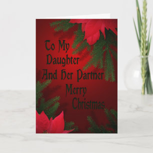 Kerst Kaart voor dochter en partner