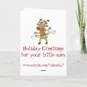  kerst Kaart voor kinderen (Achterkant)