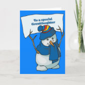 Kerst Kaart voor kleindochter (Voorkant)