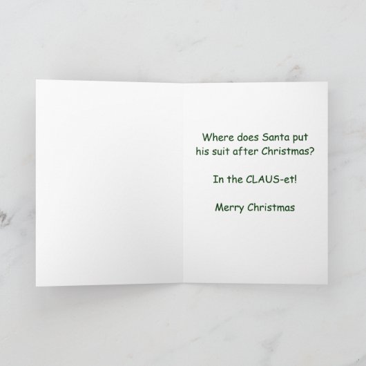 Kerst Kaart voor neefje (Binnen)