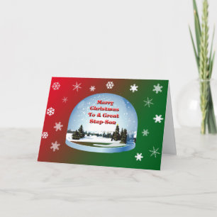 Kerst Kaart voor Step-Son