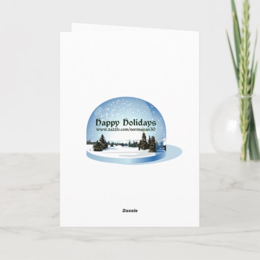 Kerst Kaart voor zoon (Achterkant)