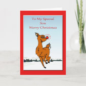 Kerst Kaart voor zoon (Voorkant)
