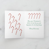 Kerst Kaart voor zoon en partner (Binnen)