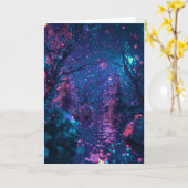 Kerst Kaart - Vrede en geluk (Gele Bloem)