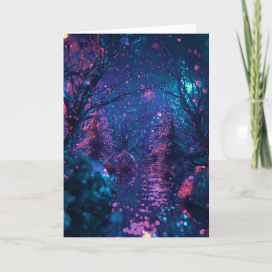 Kerst Kaart - Vrede en geluk (Voorkant)