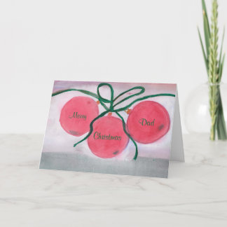 Kerst Kaart, vrolijk, papa, kerst Feestdagen Kaart