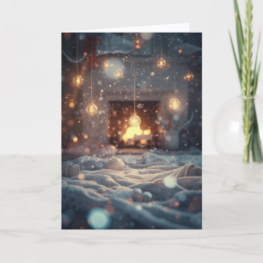 Kerst Kaart - Warmth, Comfort & Joy (Voorkant)