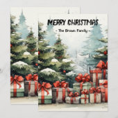  Kerst Kaarten (Voorkant / Achterkant)