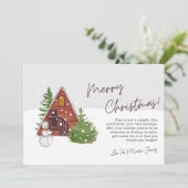 Kerst Kaarten 2023 Vrolijke Kerst Kaart (Staand voorkant)