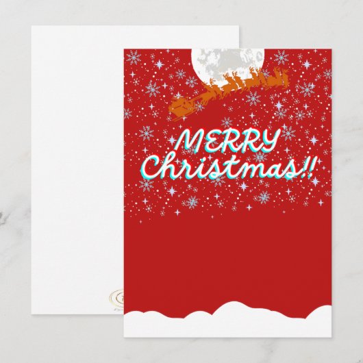 Kerst Kaarten door Kriyas Collectie 2024 (Voorkant / Achterkant)