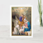 Kerst Kaarten | Een heilige scène (Voorkant)