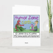 Kerst Kaarten: Een schepsel was roeren Feestdagen Kaart (Achterkant)