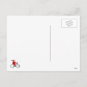 Kerst-Kaarten fietsen Feestdagenkaart (Achterkant)