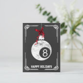 kerst-Kaarten met kerst-baliedrukspeler Feestdagenkaart (Staand voorkant)