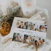 Kerst Kaarten | Minimalistische foto vakantie kaar