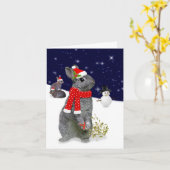 Kerst Kaarten (Voer Uw Eigen Bericht In) (Gele Bloem)