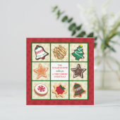 Kerst-Kaarten voor bakkerij Feestdagenkaart (Staand voorkant)