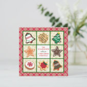 Kerst-Kaarten voor bakkerij Feestdagenkaart (Staand voorkant)