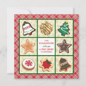 Kerst-Kaarten voor bakkerij Feestdagenkaart (Voorkant)