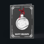 kerst-Kaarten voor kerstmis-tennisspeler Feestdagen Kaart<br><div class="desc">Tennis ornament Holiday Greeting Kaarten met belangstelling. Professionele vakantiekaarten zijn industriespecifieke vakantiekaarten. Deze speciale vakantiekaarten zullen uw feestelijke groeten een beetje uniek maken</div>