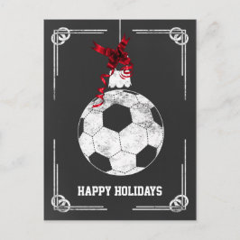 kerst-Kaarten voor kerstvoetballer Feestdagenkaart