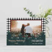 Kerst Kaarten, Woodland Kerstkaart Kaart (Staand voorkant)