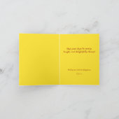 Kerst kaas feestdagen kaart (Binnen)