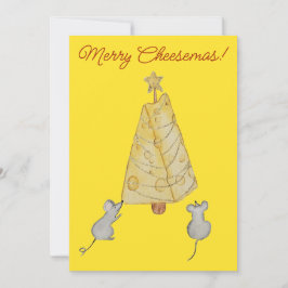 Kerst kaas feestdagenkaart